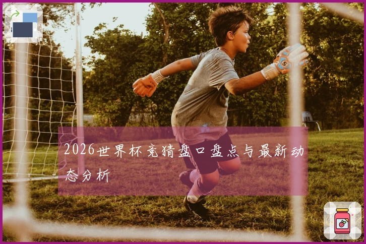 2026世界杯竞猜盘口盘点与最新动态分析